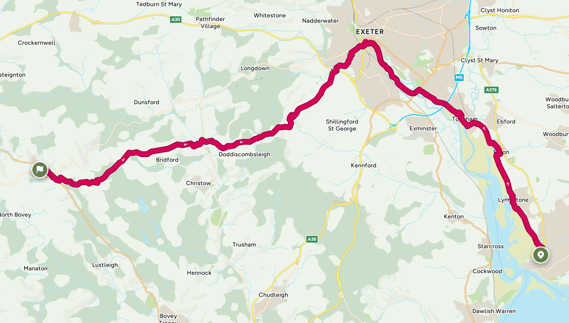 Route for Day 34