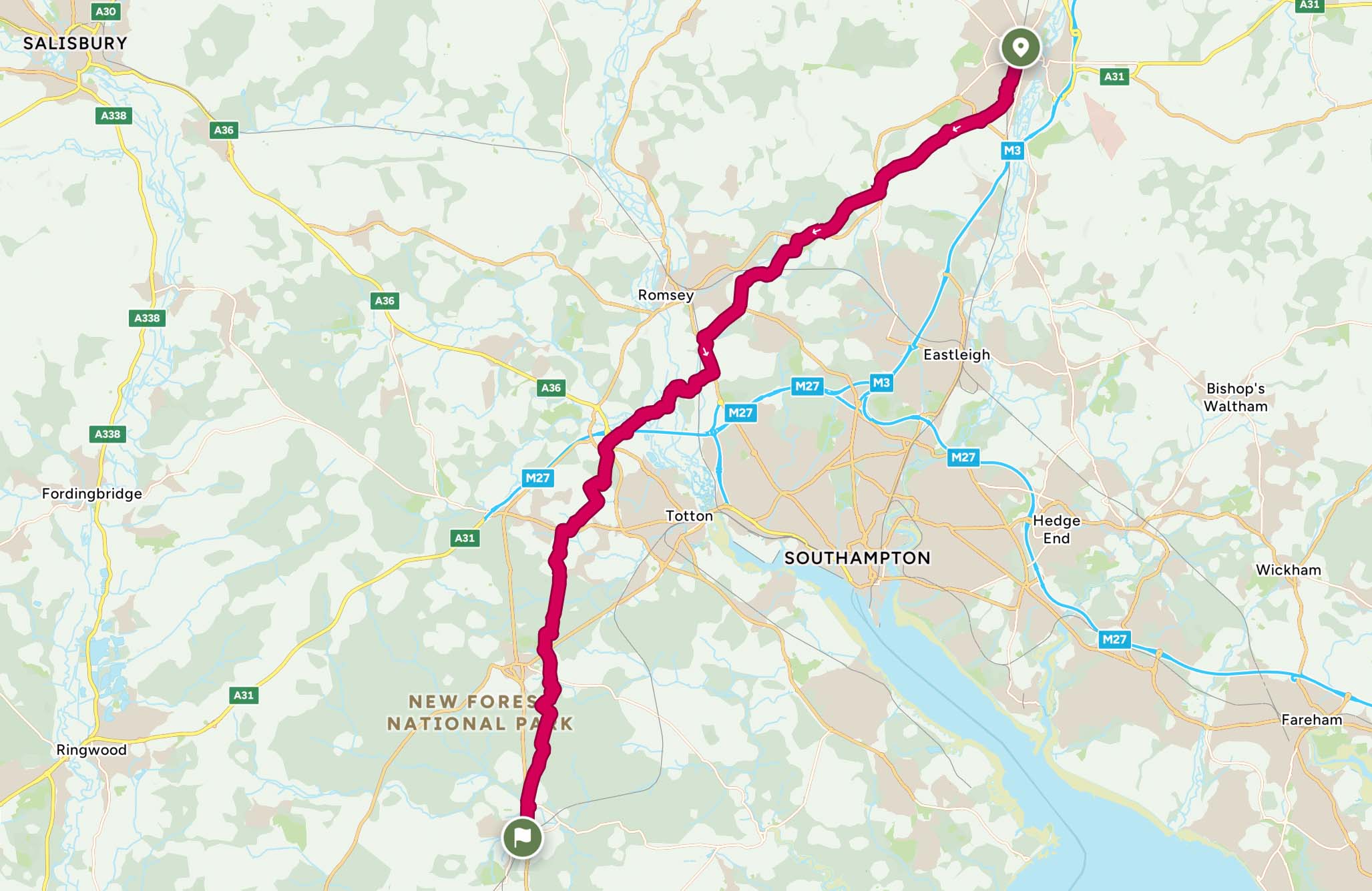 Route for Day 27