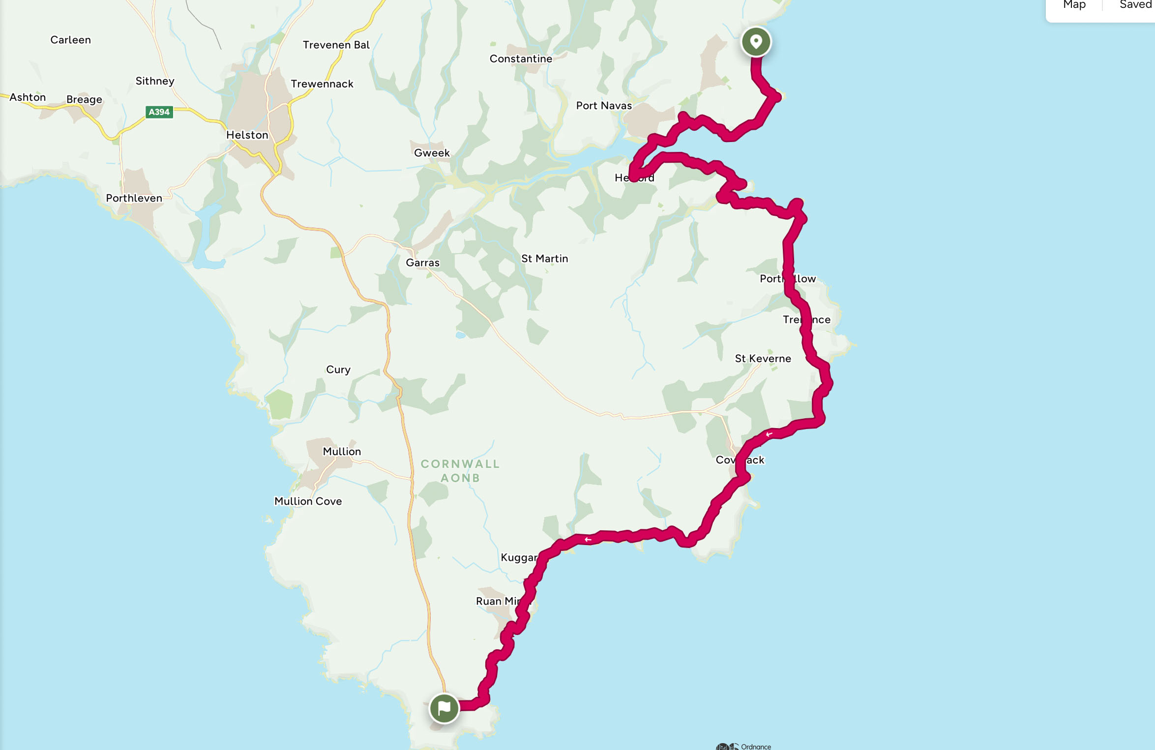 Route for Day 40